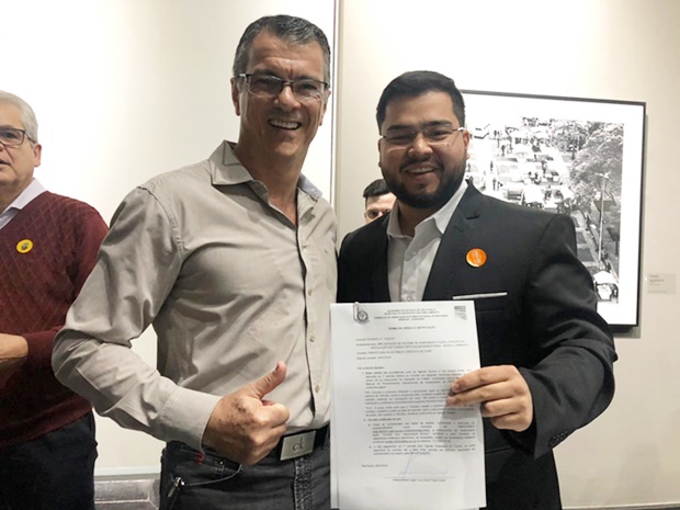 Prefeito Caio assinou convênio de R$ 190.462,29 para implantação do sistema de saneamento rural