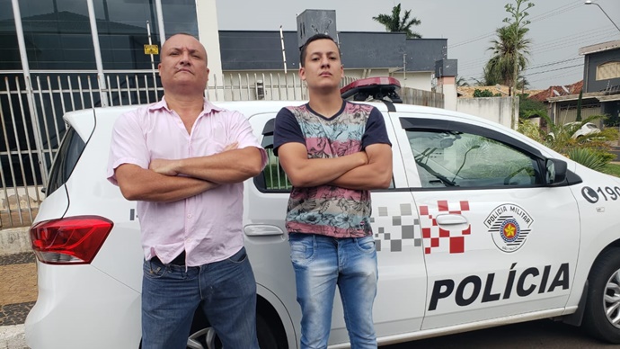 Sgto. Silas e soldado Matheus acionaram uma viatura e E.A.F foi levado para a Central de Polícia Judiciária (CPJ).