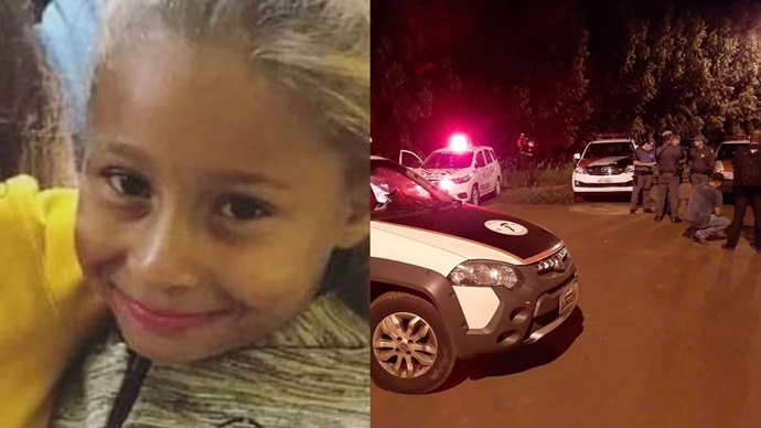 Emanuelle foi encontrada morta em área rural após desaparecer enquanto brincava em praça em Chavantes — Foto: Arquivo pessoal