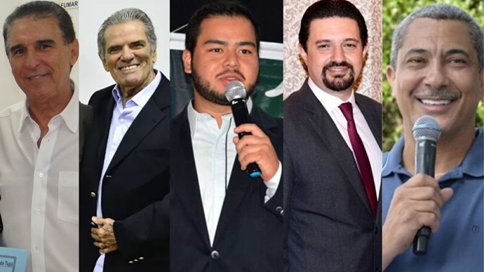 Na foto: Waldemir, Carlão, Caio Aoqui, Bruno Marquezi e Mauro Guerra
