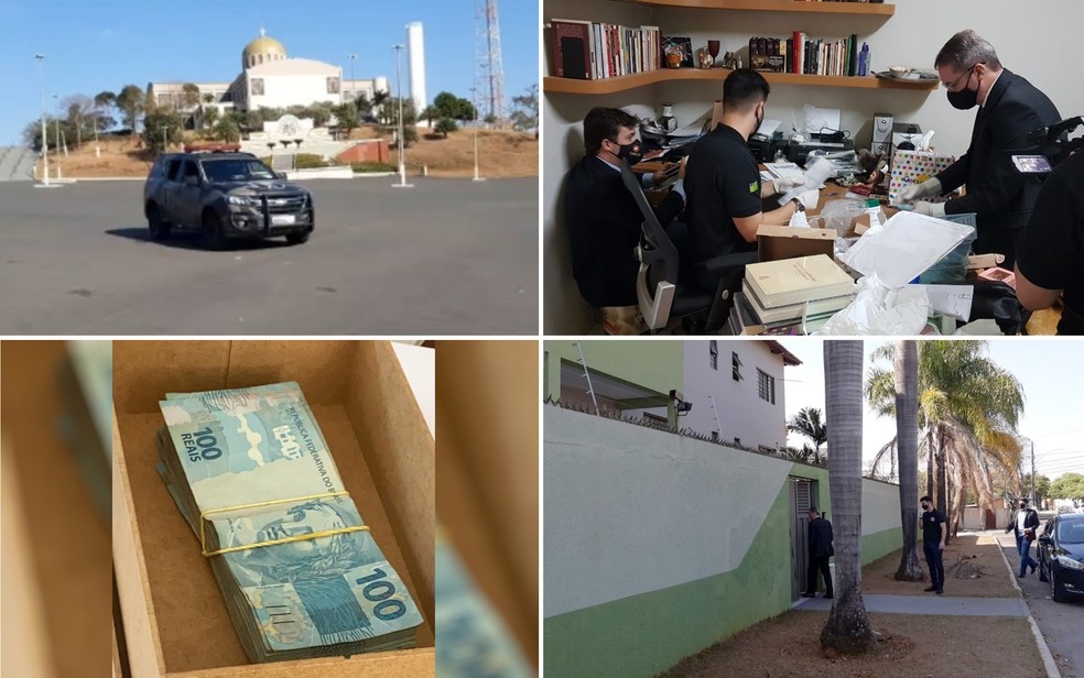 Foto: Montagem/G1 - MP investiga Padre Robson, suspeito de desvio de dinheiro na Afipe