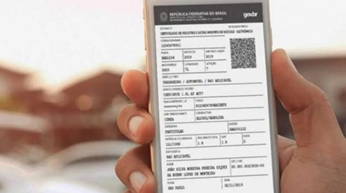 Emissão do Certificado de Registro de Veículo (CRV) será exclusivamente no formato eletrônico.