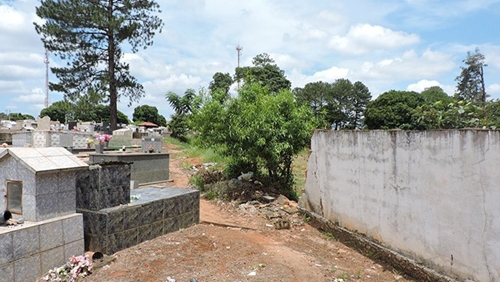 Cemitério da Saudade: nova ampliação seguirá padrão de túmulos verticais. Foto: Reprodução Diário Tupã.
