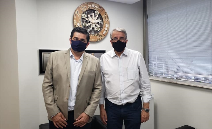 Na última semana, o parlamentar esteve com o deputado estadual, Reinaldo Alguz.