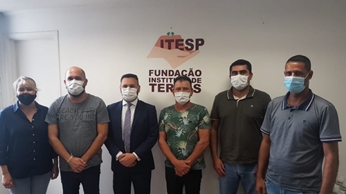 Reunião com o diretor da Itesp.