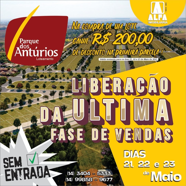 Alfa Imobiliária lança 2ª e última fase de vendas do Parque dos Antúrios