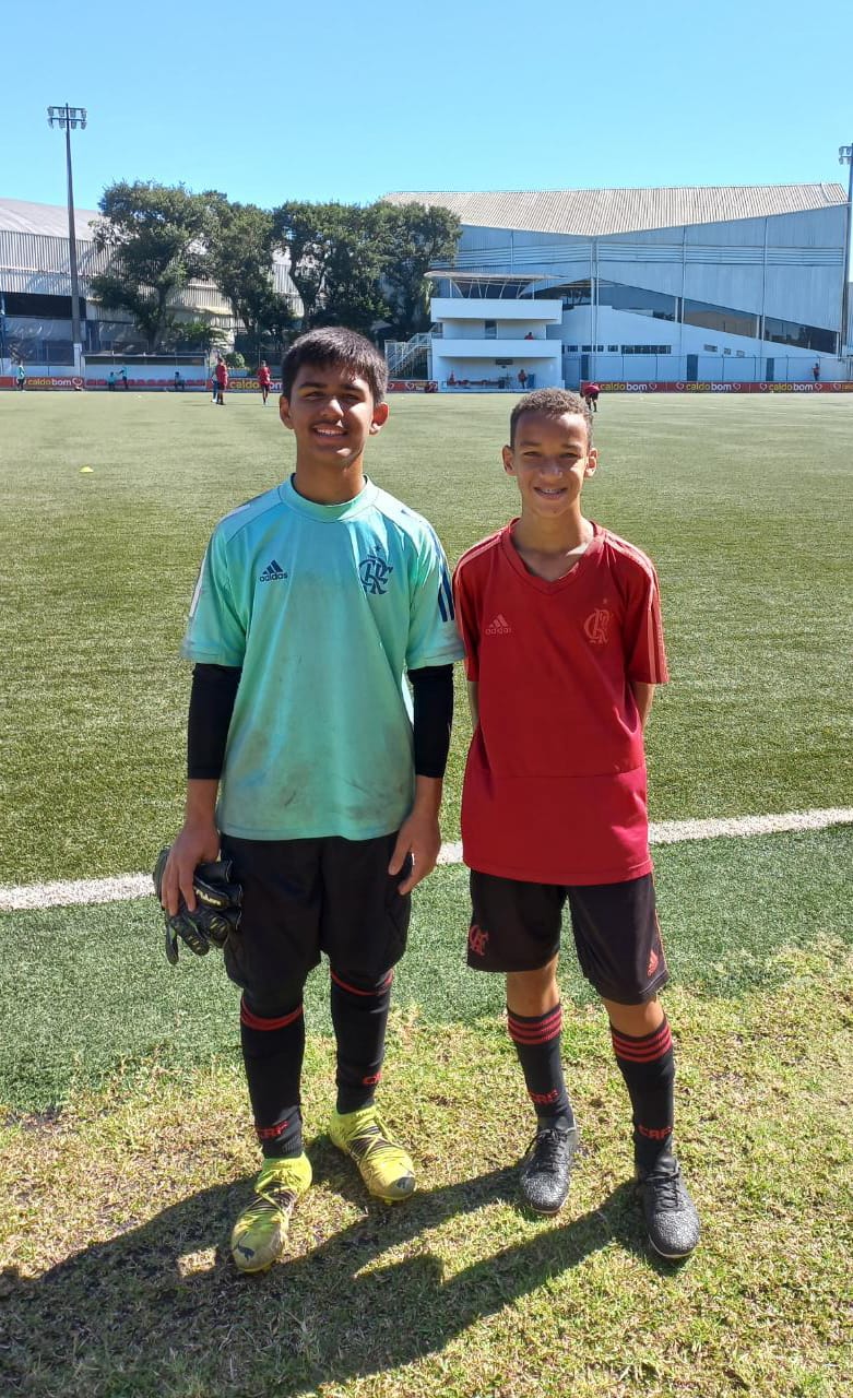 Gabriel Sândalo e Enzo Ramos participam de avaliação no Trieste Flamengo Núcleo