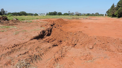 Serviços de terraplenagem do futuro centro de distribuição foram concluídos - Foto: Diário Tupã