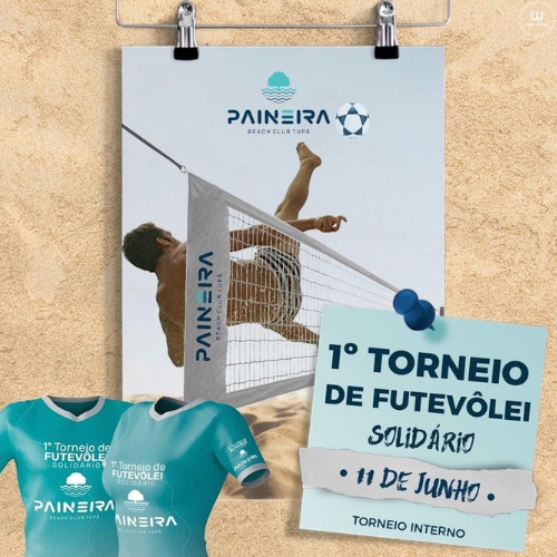 Paineira Tupã abre inscrições para o 1º Torneio Interno de Futevôlei