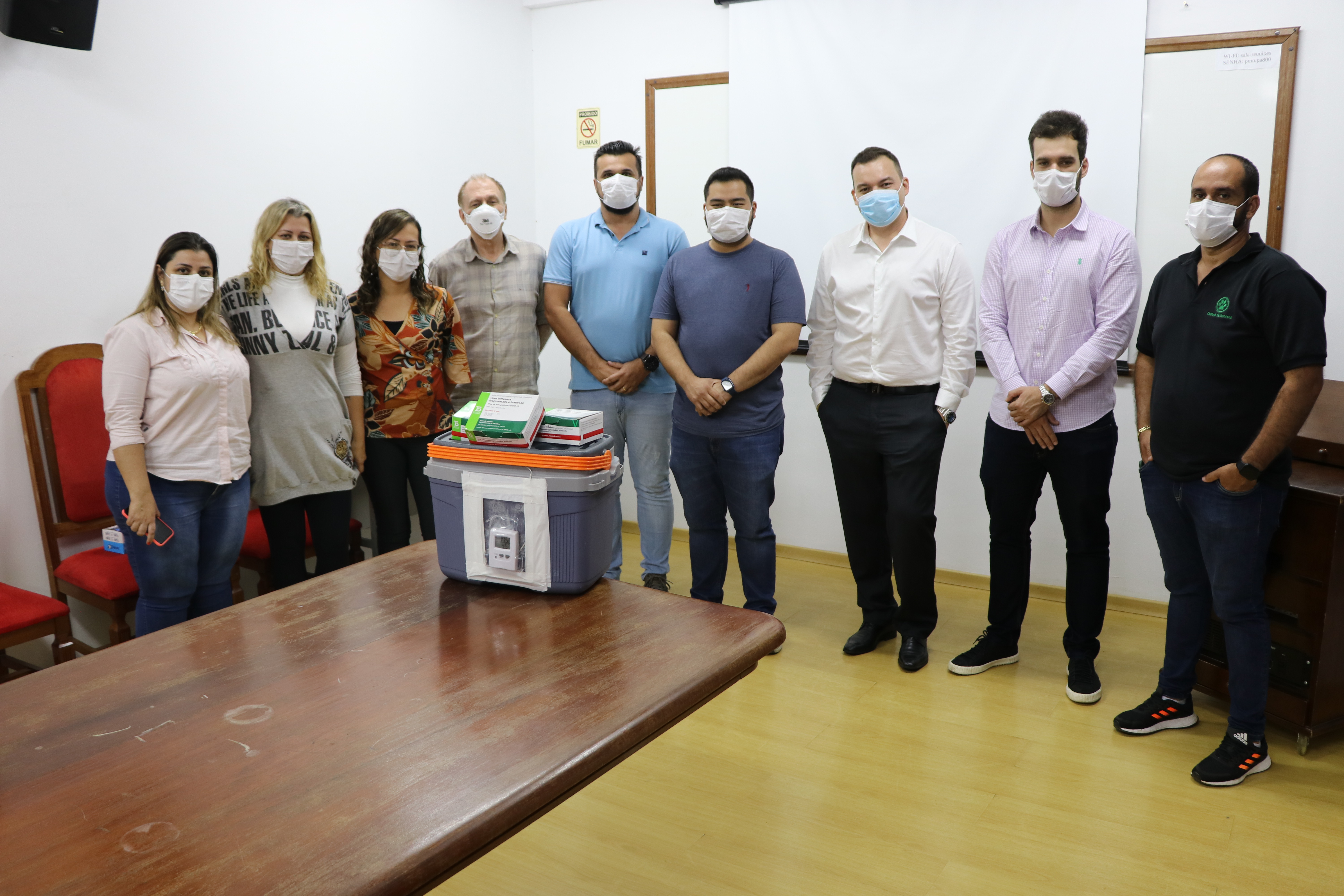 Tupã recebeu da Rede Imunne uma doação de cinco mil doses de vacina influenza trivalente