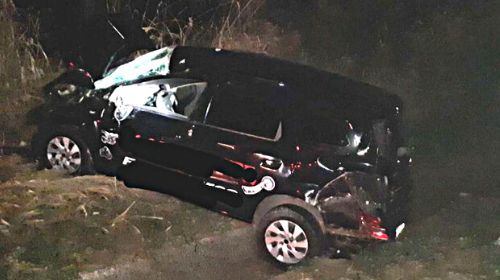 De acordo com as informações, o motorista teria se deparado com um cachorro em meio à rodovia