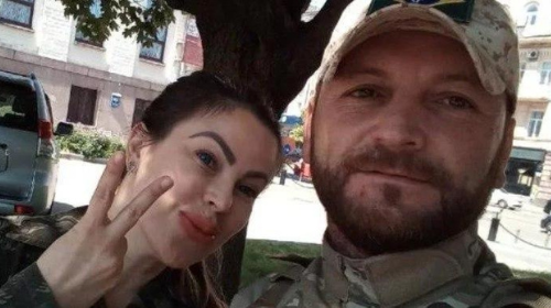 Thalita do Valle e Douglas Búrigo lutavam como voluntários na guerra da Ucrânia | Foto: Arquivo pessoal / R7 / CP