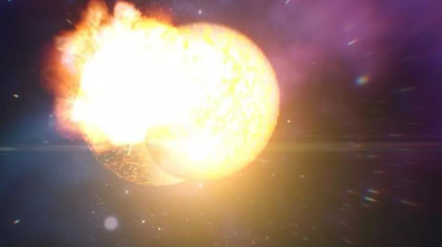 Colisão de estrelas de nêutrons é uma oportunidade de ver o que há dentro delas — Foto: BBC NEWS/STELIOS THOUKIDIDES