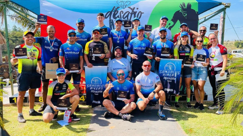 Atletas da Sandalus Bikers conquistam o 1º lugar no pódio de competição em Mirandópolis - Foto: Redes Sociais