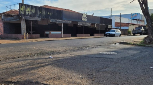 Local onde ocorreu assassinato (Foto: Alcyr Netto/Marília Notícia)