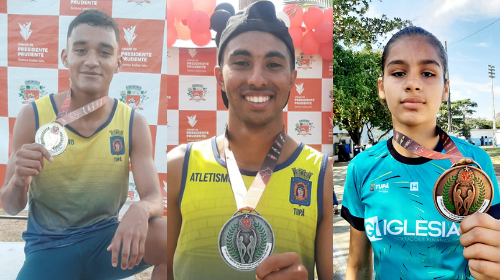 Três atletas tupãenses sobem no pódio dos Jogos Abertos da Juventude