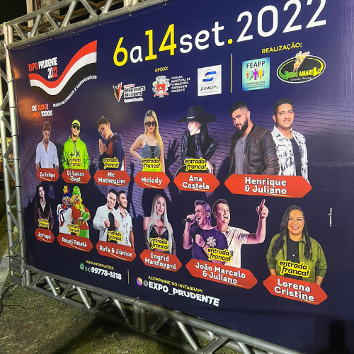 Com 10 atrações gratuitas, Expo Prudente 2022 tem programação de shows definida - Foto: Reprodução Redes Sociais