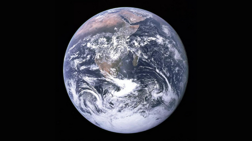 Vista da Terra pela tripulação Apollo 17. — Foto: NASA Content Administrator