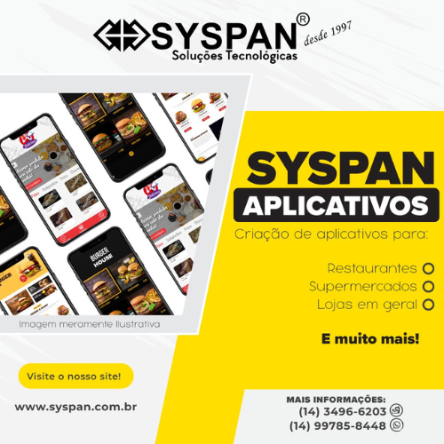 A SYSPAN está desde 1997 no mercado de locação de software, comércio de produtos e serviços de qualidade. - Foto: Divulgação