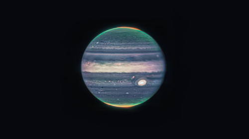 O telescópio James Webb tirou esta imagem de Júpiter em 22 de agosto. O maior planeta do Sistema Solar aparecerá no céu em oposição, ou seja, estará mais visível do que nunca.  FOTO DE NASA ESA, ERS
