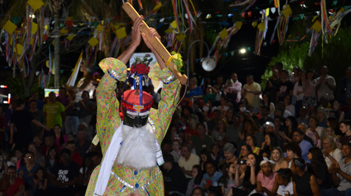 Público lota praça nas três noites do Festival do Folclore - Foto: Prefeitura de Tupã