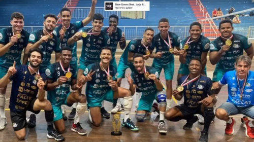 Equipe de vôlei masculino de Tupã é campeã da 64ª Jogos Regionais - Foto: Cedida