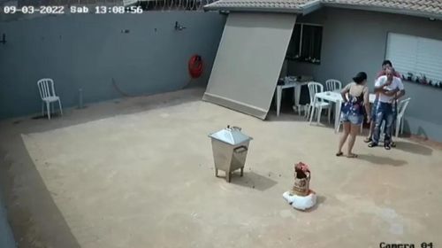 Genro socorre sogro de engasgamento em Jaú — Foto: Arquivo pessoal