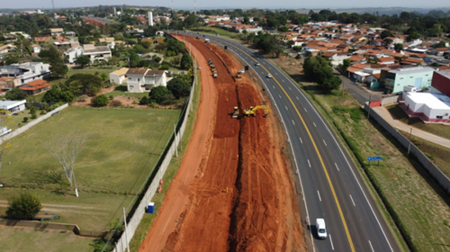 O trecho do desvio compreende três quilômetros, até o distrito de Padre Nóbrega (Foto: Divulgação/Eixo SP)