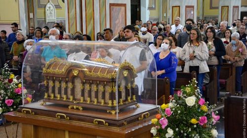 Marília recebe relíquias de Santa Teresinha em comemoração aos 70 anos da Diocese/Foto: Diocese de Marília
