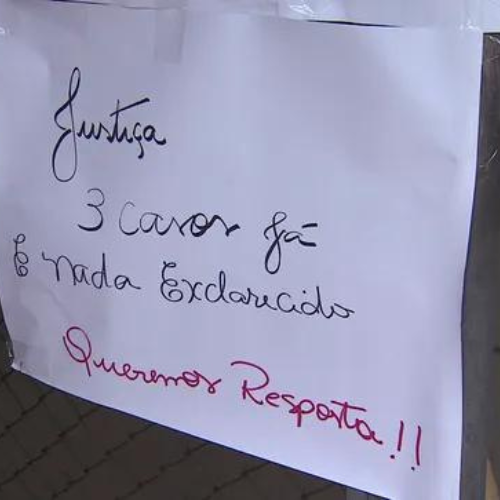 Pais cobram mais segurança da escola após suposto caso de estupro vitimando menina, de sete anos — Foto: TV Fronteira