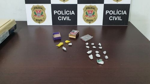 Polícia Civil apreende drogas em casa de adolescente de 17 anos investigado por tráfico (Foto: Cedida pela Polícia Civil de Bastos)