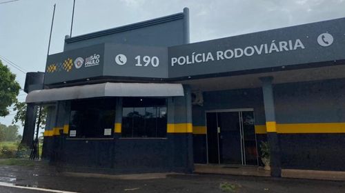 Base da Polícia Militar Rodoviária em Tupã/Foto: Bruna de Pieri