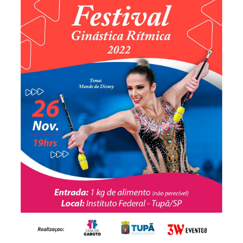 Festival de Ginástica Rítmica retorna com campeonato de coreografias (Foto/Divulgação)