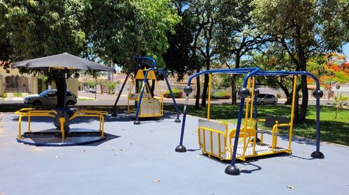 Praça João Colucci ganha brinquedos para pessoas com deficiência (Foto/Reprodução)