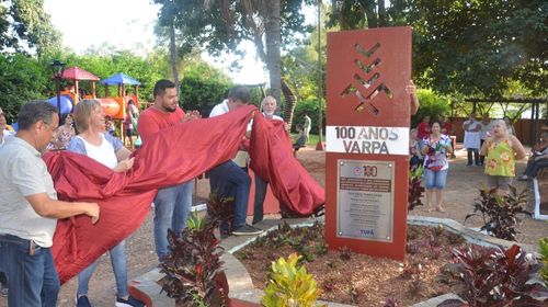 Varpa ganha monumento em comemoração ao centenário (Foto/Prefeitura de Tupã)