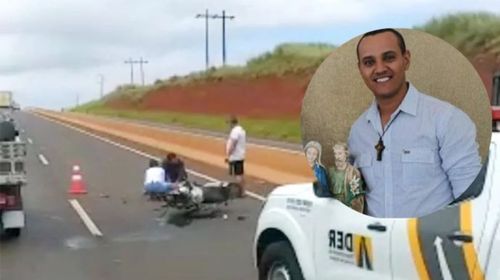 Acidente aconteceu no quilômetro 359 da Rodovia Raposo Tavares e a vítima morreu no local — Foto: Arquivo pessoal
