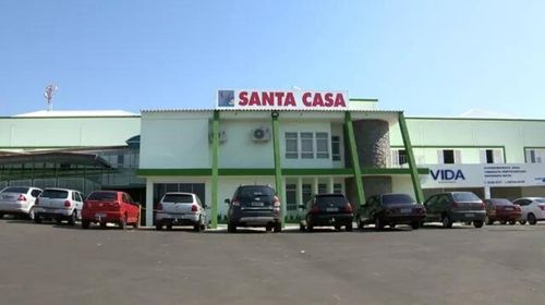 Santa Casa de Misericórdia de Osvaldo Cruz (SP) — Foto: TV Fronteira