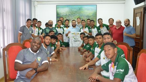 Parauapebas FC se despede de Tupã com visita à prefeitura (Foto/ Prefeitura de Tupã)