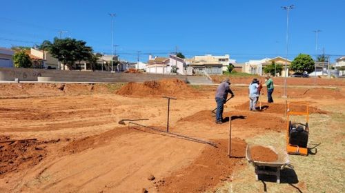 Chuvas atrasam construção de nova praça no Jardim Aoki, em Tupã (Foto/Arquivo)