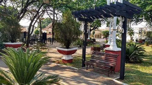 Suspeito confessou que ia até a Praça Dom Bosco, em Tupã (SP), para se masturbar — Foto: Prefeitura de Tupã/Divulgação