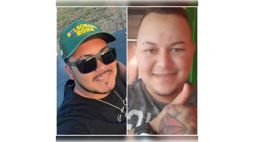 Edgar Ricardo de Oliveira, de 30 anos, e Ezequias Souza Ribeiro, de 27 anos, foram identificados como os autores do crime — Foto: Reprodução